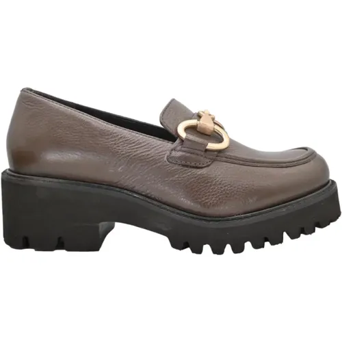 Flache Schuhe - Xv1072 Fango , Damen, Größe: 40 EU - CafèNoir - Modalova