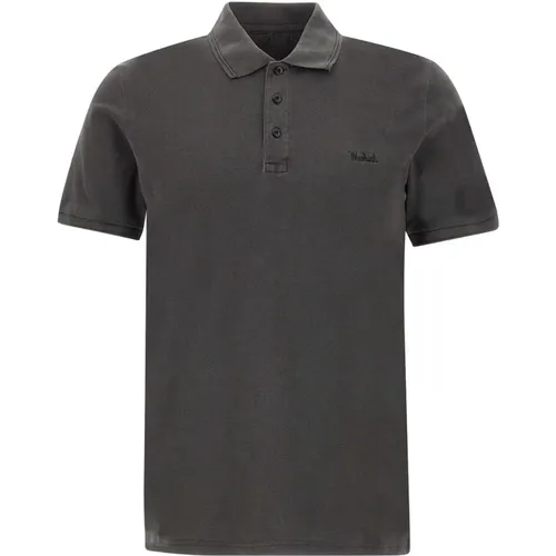 Schwarze T-Shirts und Polos , Herren, Größe: XL - Woolrich - Modalova