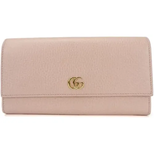 Pre-owned Wallets, female, , Size: ONE SIZE Pre-owned Leather wallets - Gucci Vintage - Modalova