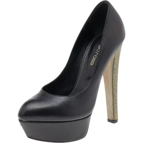 Pre-owned Pumps, female, , Size: 5 US Pre-owned Leather heels - Sergio Rossi Pre-owned - Modalova