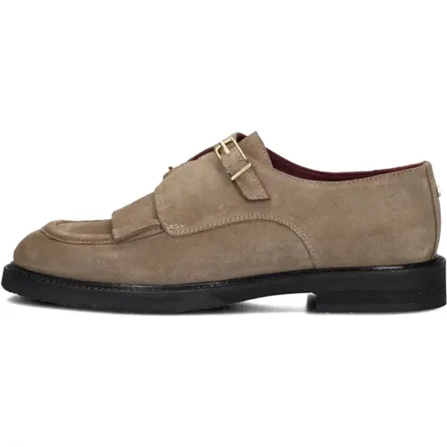 Paris Jay Slip-Ons Taupe Wildleder , Damen, Größe: 40 EU - Fred de la Bretoniere - Modalova