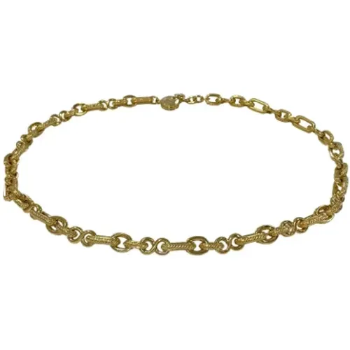 Pre-owned Jewellery, female, , Size: ONE SIZE Pre-owned Metal necklaces - Yves Saint Laurent Vintage - Modalova