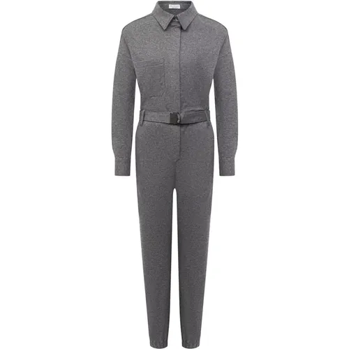 One-Piece Tracksuit with Belt , female, Sizes: S - BRUNELLO CUCINELLI - Modalova