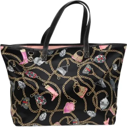 Pre-owned Tote Bags, female, , Size: ONE SIZE Pre-owned Silk gucci-bags - Gucci Vintage - Modalova