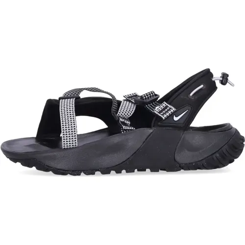 Adjustable Strap Sandal /Grey/Platinum , male, Sizes: 10 UK, 11 UK, 6 UK, 7 UK - Nike - Modalova