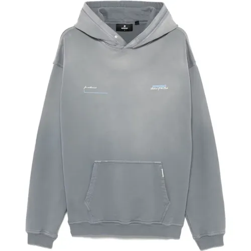 Hoodies, male, , Size: XL Classic Grey Hooded Sweater - Represent - Modalova