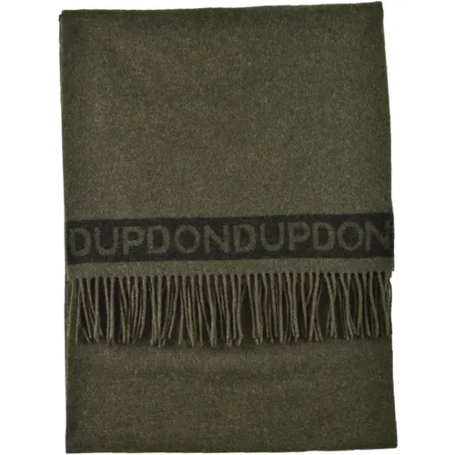 Winter Scarves, male, , Size: ONE SIZE Wool Blend Scarf - Dondup - Modalova