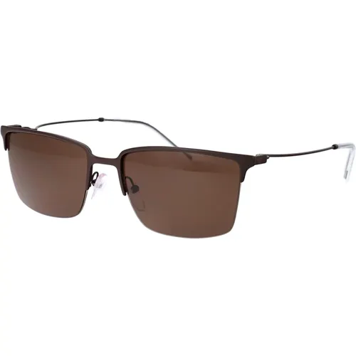 Stylish Sunglasses 0Ea2155 , male, Sizes: 58 MM - Emporio Armani - Modalova