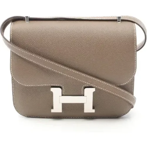 Pre-owned Cross Body Bags, female, , Size: ONE SIZE Pre-owned Leather shoulder-bags - Hermès Vintage - Modalova