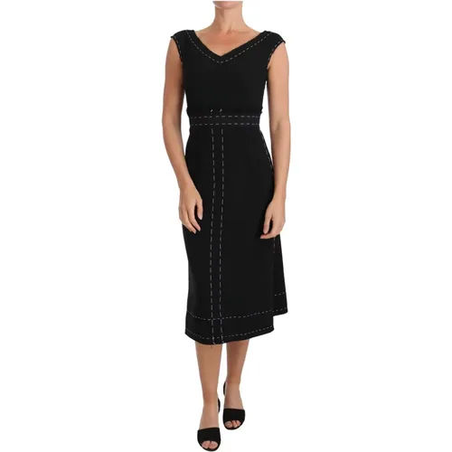 Luxury Wool Dress , female, Sizes: 3XS, 2XS, M - Dolce & Gabbana - Modalova