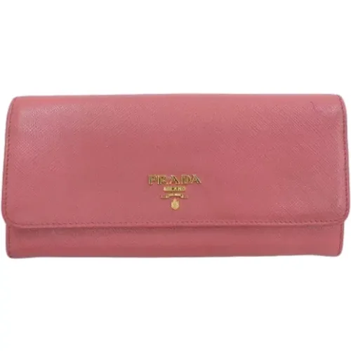 Pre-owned Leather wallets , female, Sizes: ONE SIZE - Prada Vintage - Modalova