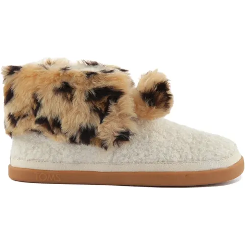 Cozy Faux Fur Boot Slipper , female, Sizes: 4 1/2 UK, 4 UK, 5 UK - TOMS - Modalova