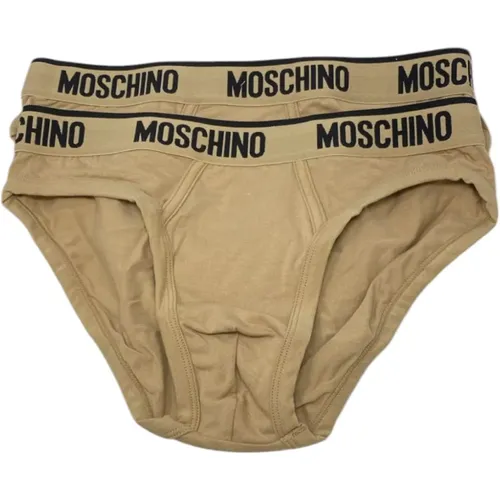 Bottoms, male, , Size: M Silk Slip Set - Moschino - Modalova