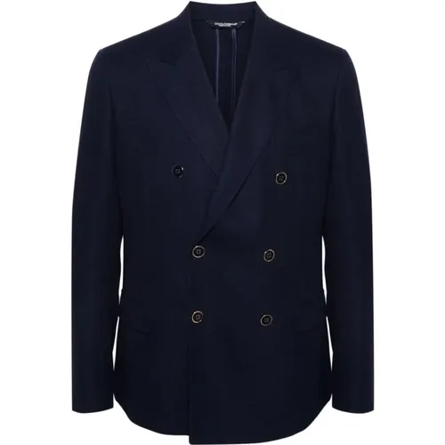 Blaue Jacken für Männer - Dolce & Gabbana - Modalova