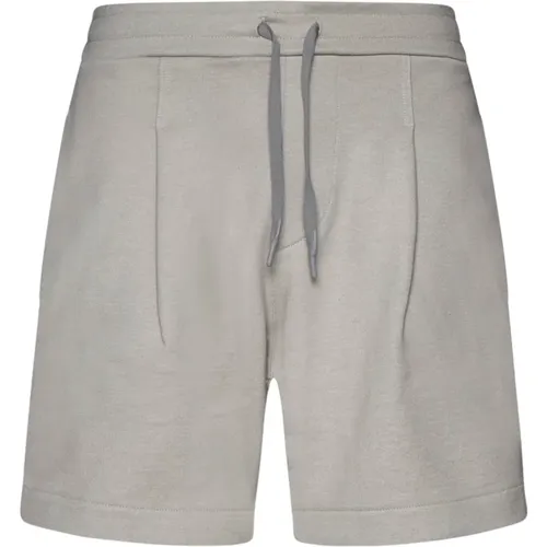 Graue Jersey-Shorts mit Falten , Herren, Größe: S - A Paper Kid - Modalova