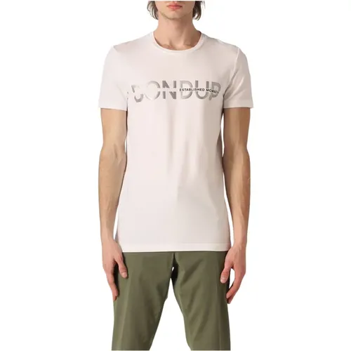 T-shirt with printing , male, Sizes: 2XL - Dondup - Modalova