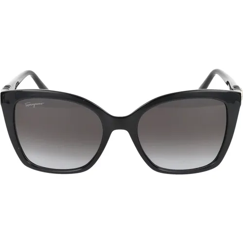 Stylische Sonnenbrille SF1026S,Sonnenbrille,Perle Karamell/Hellbraune Sonnenbrille - Salvatore Ferragamo - Modalova