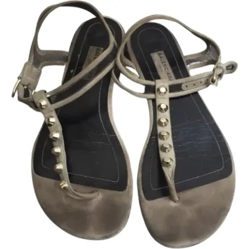 Pre-owned Wildleder sandals - Balenciaga Vintage - Modalova