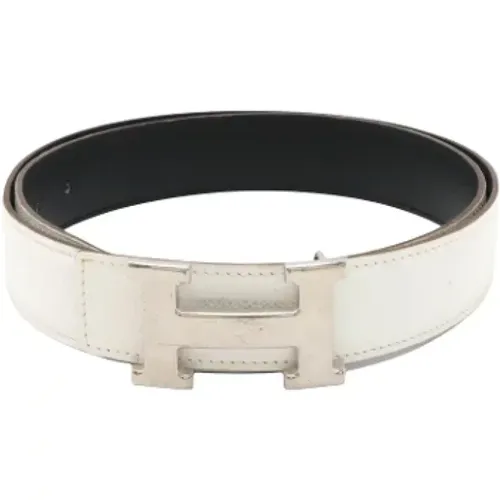 Pre-owned Belts, male, , Size: ONE SIZE Pre-owned Leather belts - Hermès Vintage - Modalova