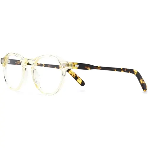 Glasses, unisex, , Size: 46 MM Clear Citron Tortoise Optical Frame - Moscot - Modalova