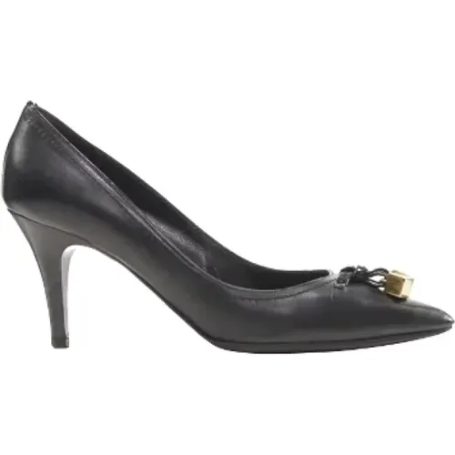 Pre-owned Leather heels , female, Sizes: 3 1/2 UK - Louis Vuitton Vintage - Modalova