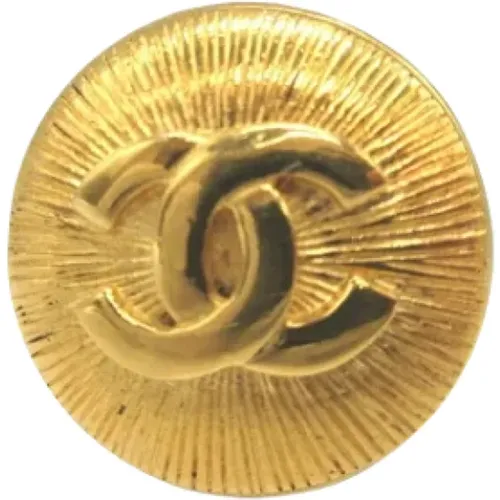 Pre-owned Jewellery, female, , Size: ONE SIZE Pre-owned Metal brooches - Chanel Vintage - Modalova