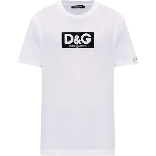 T-Shirt 'Re-Edition S/S 1996' Kollektion , Herren, Größe: 2XL - Dolce & Gabbana - Modalova