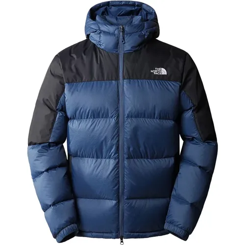 Stylish and Warm Men`s Down Jacket in Shady /Black , male, Sizes: XL - The North Face - Modalova