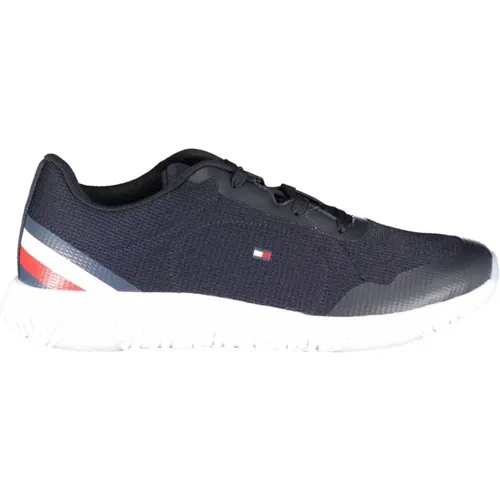 Contrasting Detail Lace-Up Sports Shoe , male, Sizes: 7 UK - Tommy Hilfiger - Modalova