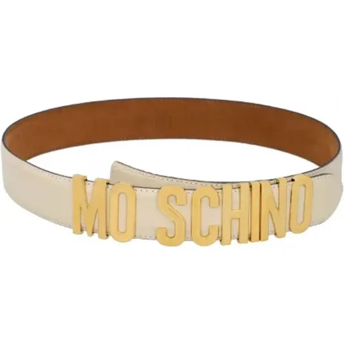 Pre-owned Belts, female, , Size: ONE SIZE Pre-owned Leather belts - Moschino Pre-Owned - Modalova