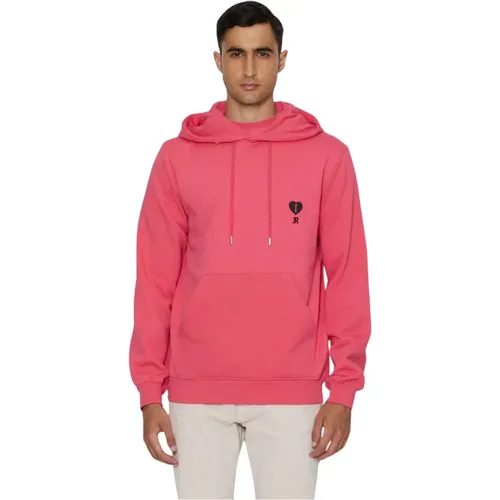 Kontrast Logo Hoodie Langarm , Herren, Größe: L - John Richmond - Modalova