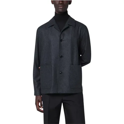 Light Jackets, male, , Size: L Alpe Light Jacket - Zegna - Modalova