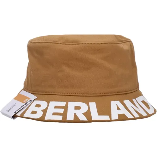 Hats, male, , Size: S/M Brim Bucket Hat with Wheat Logo - Timberland - Modalova