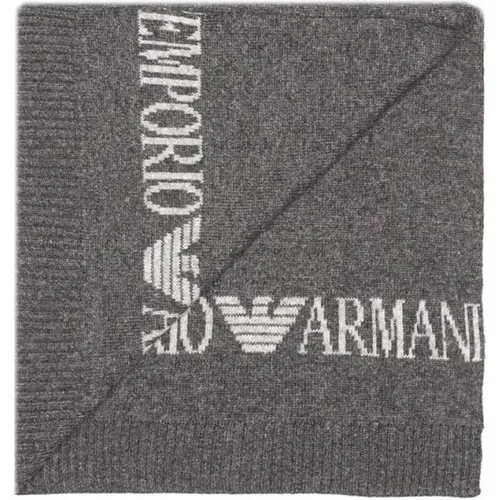 Winter Scarves, unisex, , Size: ONE SIZE Hat and Scarf Set - Emporio Armani - Modalova