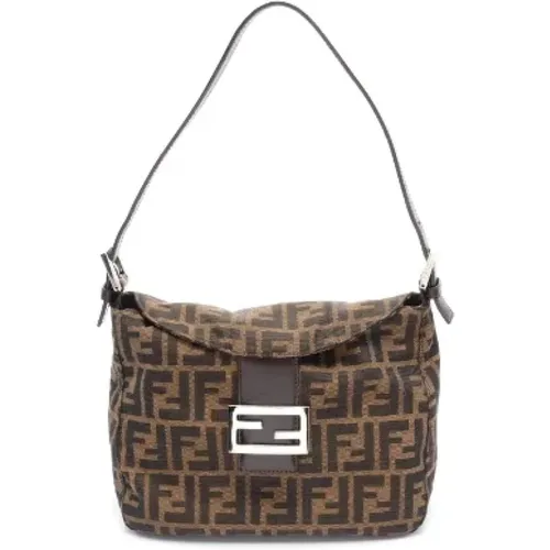 Pre-owned Shoulder Bags, female, , Size: ONE SIZE Pre-owned Canvas fendi-bags - Fendi Vintage - Modalova