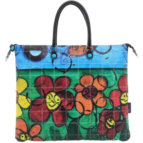 Tote Bags, female, , Size: ONE SIZE Convertible Shopper Tote Backpack - Gabs - Modalova