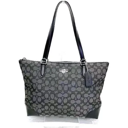 Pre-owned Tote Bags, female, , Size: ONE SIZE Pre-owned Canvas handbags - Coach Pre-owned - Modalova