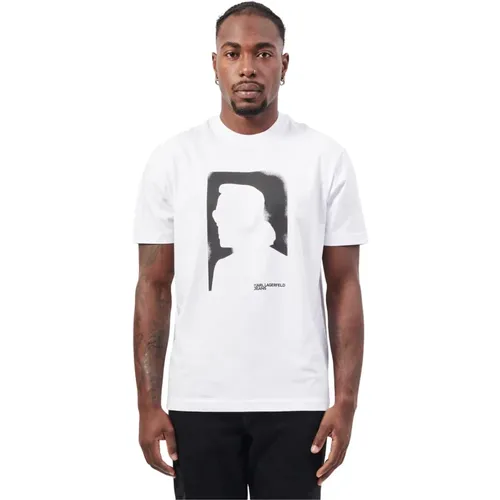 T-Shirts und Polos Weiß - Karl Lagerfeld - Modalova