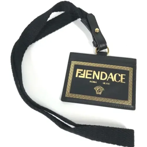 Pre-owned Accessories, unisex, , Size: ONE SIZE Pre-owned Leather home-office - Versace Pre-owned - Modalova