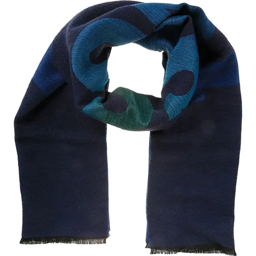 Scarves, male, , Size: ONE SIZE Wool Frayed Edge Scarf - Missoni - Modalova