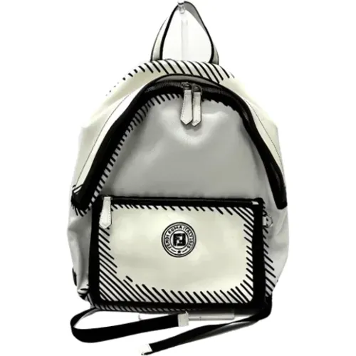 Pre-owned Backpacks, male, , Size: ONE SIZE Pre-owned Canvas fendi-bags - Fendi Vintage - Modalova