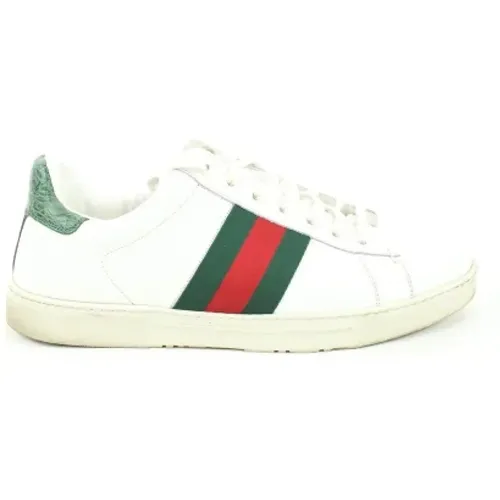 Pre-owned Sneakers, female, , Size: 9 1/2 US Vintage Fabric Sneakers - Authentic - Gucci Vintage - Modalova