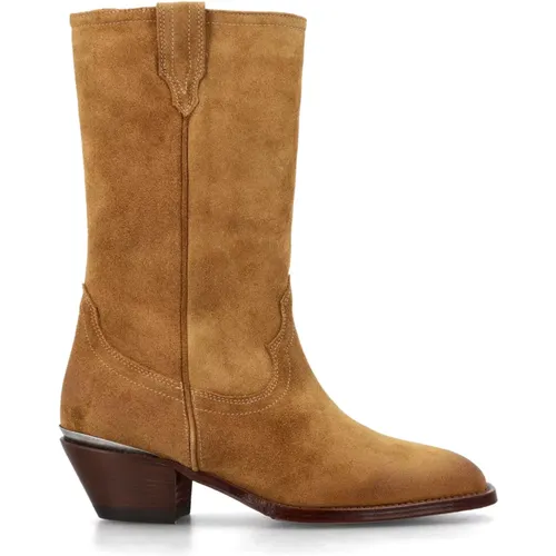 Camel Closed Toe Boots , female, Sizes: 4 UK, 6 UK, 5 UK - Sonora - Modalova