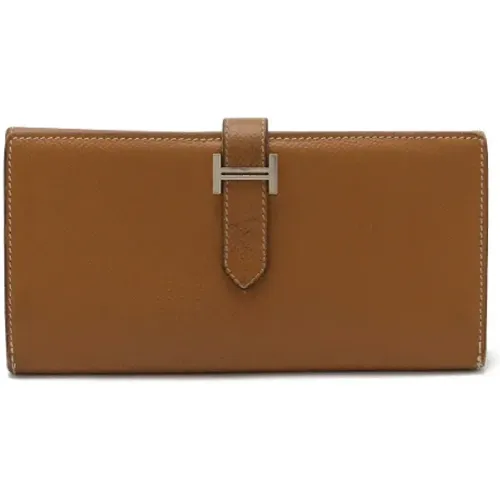 Pre-owned Wallets, female, , Size: ONE SIZE Pre-owned Leather wallets - Hermès Vintage - Modalova