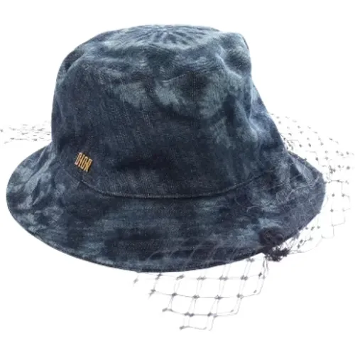 Pre-owned Denim hats , female, Sizes: ONE SIZE - Dior Vintage - Modalova