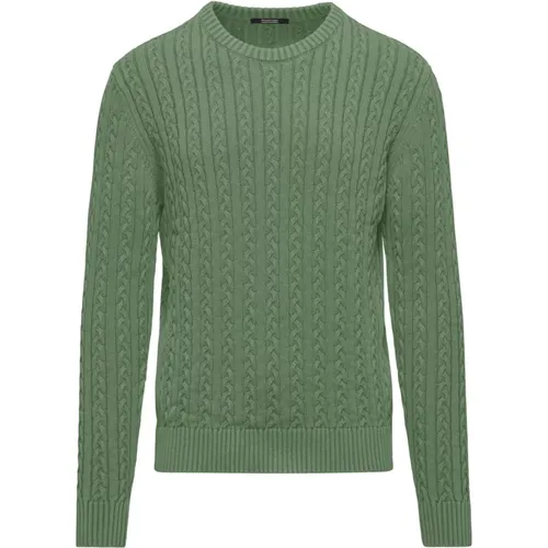 Warm Cotton Cable Knit Sweater , male, Sizes: M, S, 2XL, L - BomBoogie - Modalova