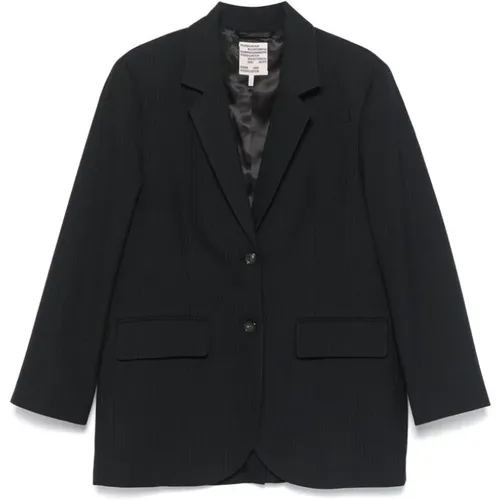 Blazers, female, , Size: S Button-Up Jacket Upcycled Materials - BAUM UND PFERDGARTEN - Modalova