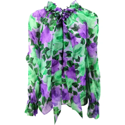 Blouses, female, , Size: XS Floral Fantasy Chiffon Blouse - P.a.r.o.s.h. - Modalova