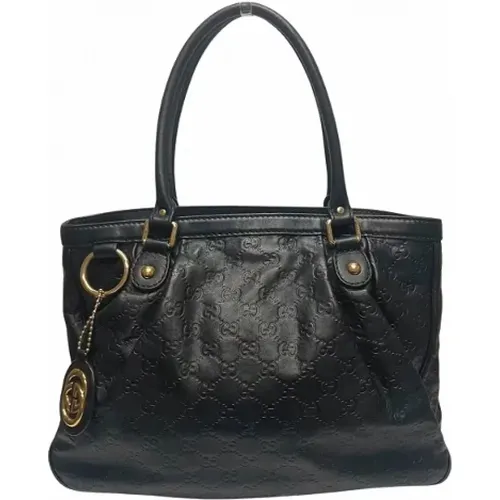 Pre-owned Tote Bags, female, , Size: ONE SIZE Pre-owned Leather gucci-bags - Gucci Vintage - Modalova