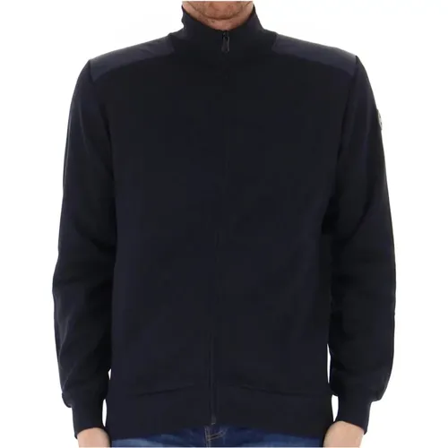 Herren Full Zip Baumwoll-Sweatshirt , Herren, Größe: L - Colmar - Modalova